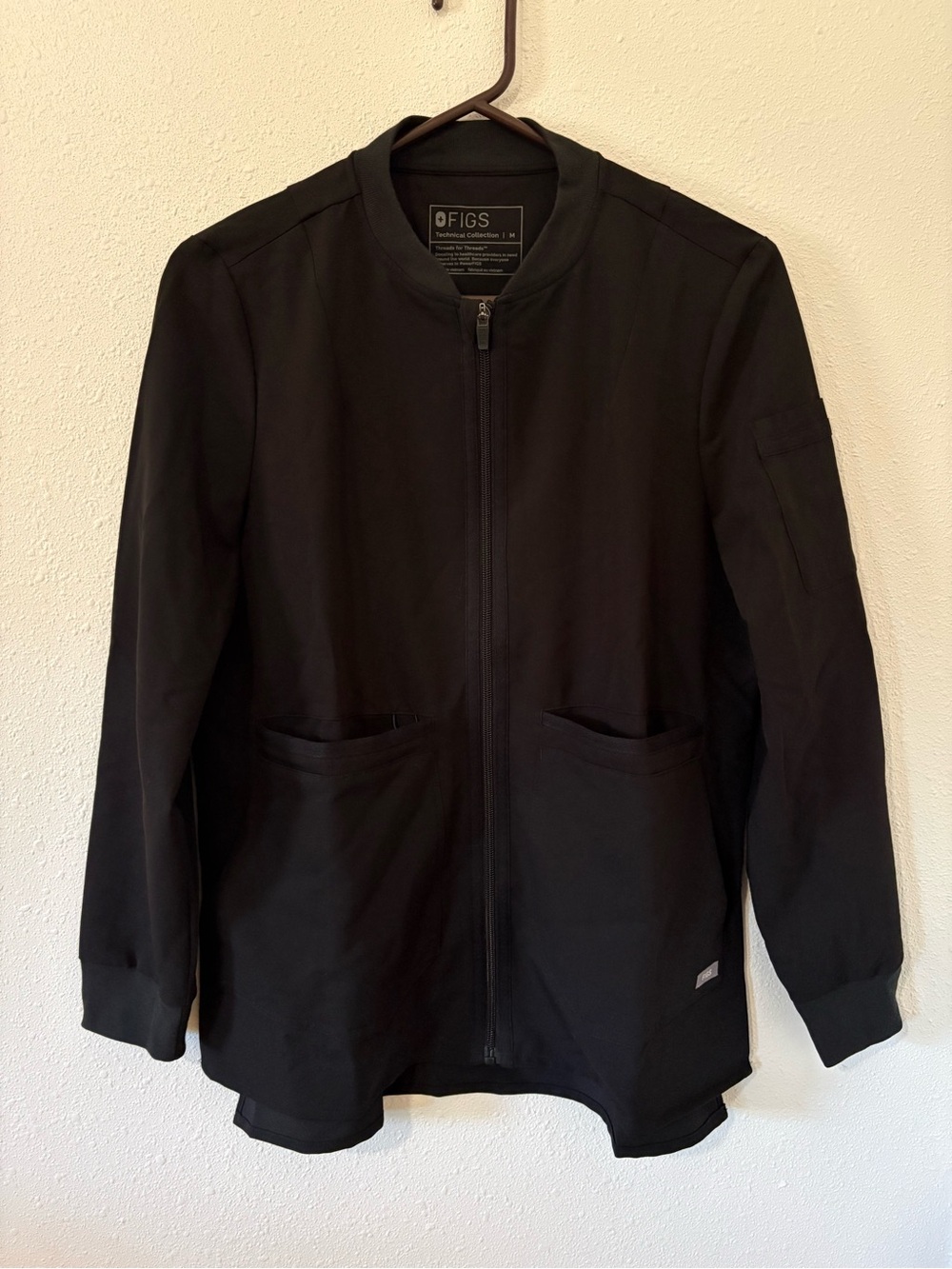 Figs Bellery Bomber Scrub Jacket
